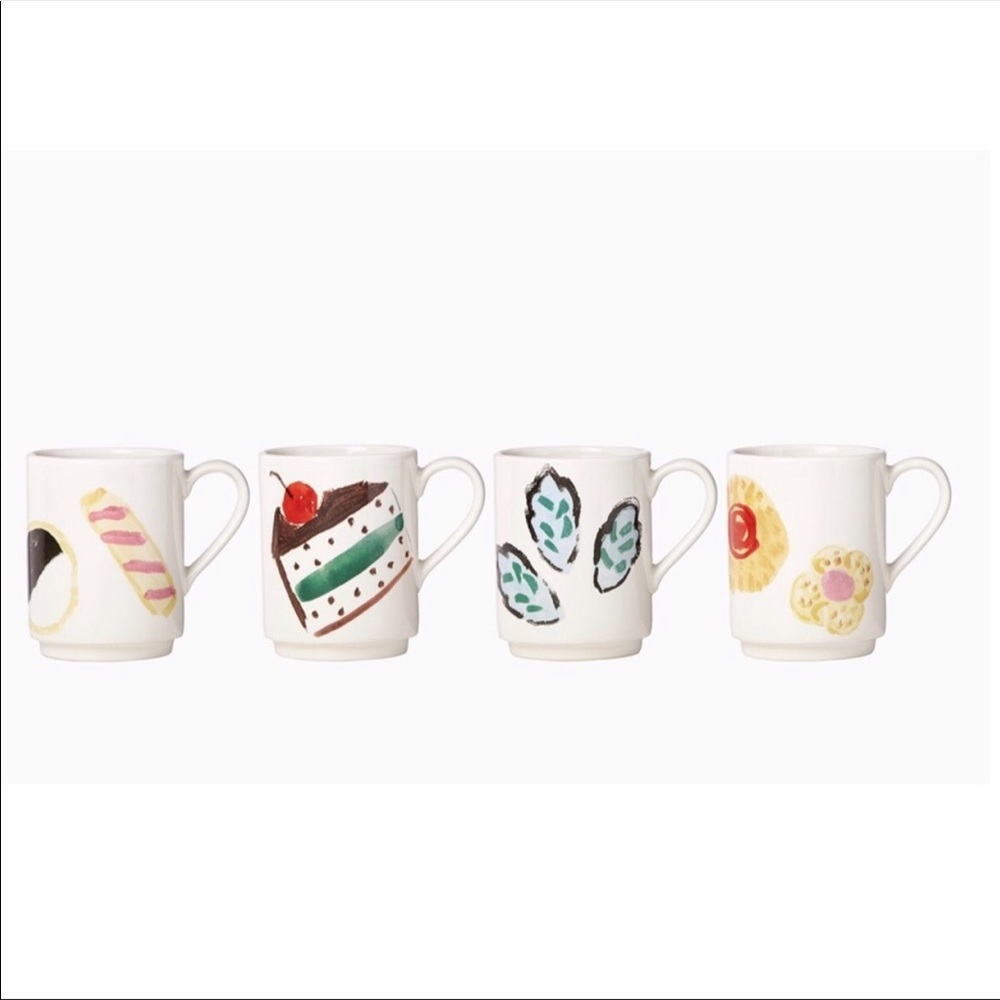 Kate Spade Mugs Set of 4